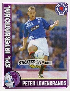 Cromo Peter Lovenkrands (Rangers) - Scottish Premier League 2005-2006 - Panini