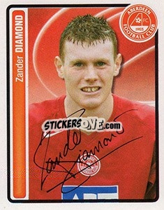 Sticker Zander Diamond - Scottish Premier League 2004-2005 n. 24 - Panini