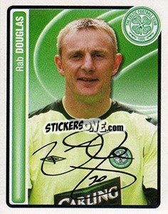 Sticker Rab Douglas - Scottish Premier League 2004-2005 - Panini