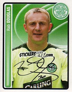Sticker Rab Douglas - Scottish Premier League 2004-2005 n. 51 - Panini
