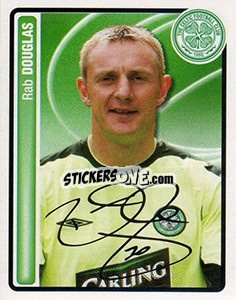 Figurina Rab Douglas - Scottish Premier League 2004-2005 - Panini