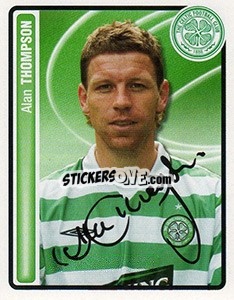 Sticker Alan Thompson - Scottish Premier League 2004-2005 n. 60 - Panini