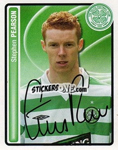 Sticker Stephen Pearson - Scottish Premier League 2004-2005 - Panini