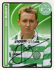 Sticker Aiden McGeady - Scottish Premier League 2004-2005 - Panini