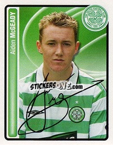 Sticker Aiden McGeady - Scottish Premier League 2004-2005 n. 64 - Panini