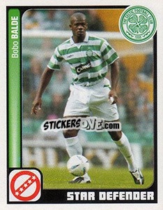 Sticker Bobo Balde - Scottish Premier League 2004-2005 - Panini