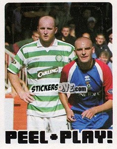 Sticker John Hartson - Scottish Premier League 2004-2005 n. 76A - Panini