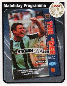 Cromo Programme - Scottish Premier League 2004-2005 - Panini