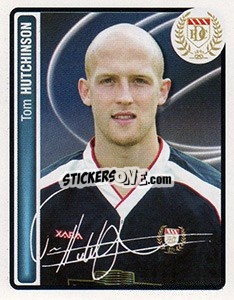 Sticker Tom Hutchinson - Scottish Premier League 2004-2005 - Panini