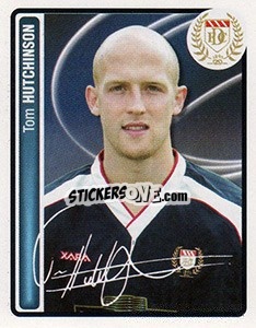 Figurina Tom Hutchinson - Scottish Premier League 2004-2005 - Panini