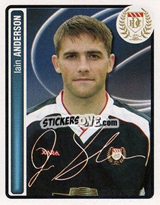 Sticker Iain Anderson - Scottish Premier League 2004-2005 n. 92 - Panini
