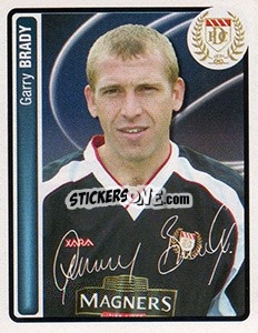 Sticker Garry Brady - Scottish Premier League 2004-2005 - Panini