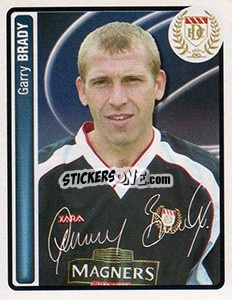 Sticker Garry Brady - Scottish Premier League 2004-2005 n. 93 - Panini