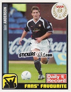Sticker Iain Anderson - Scottish Premier League 2004-2005 n. 104 - Panini