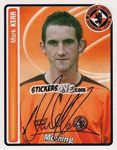 Cromo Mark Kerr - Scottish Premier League 2004-2005 - Panini