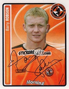 Sticker Barry Robson - Scottish Premier League 2004-2005 n. 123 - Panini