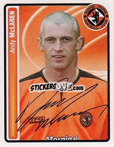 Figurina Andy McLaren - Scottish Premier League 2004-2005 n. 129 - Panini