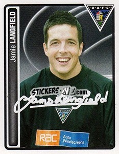 Sticker Jamie Langfield - Scottish Premier League 2004-2005 - Panini