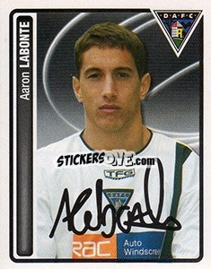 Sticker Aaron Labonte - Scottish Premier League 2004-2005 n. 151 - Panini