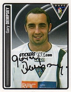 Sticker Gary Dempsey - Scottish Premier League 2004-2005 n. 156 - Panini