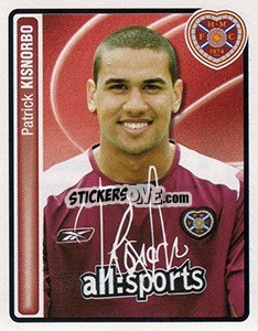 Sticker Patrick Kisnorbo - Scottish Premier League 2004-2005 - Panini
