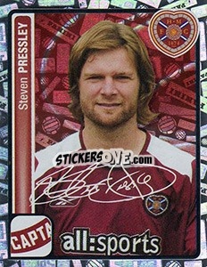 Sticker Steve Pressley - Scottish Premier League 2004-2005 - Panini