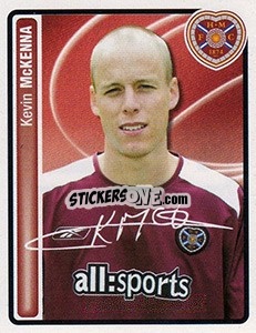 Figurina Kevin McKenna - Scottish Premier League 2004-2005 - Panini