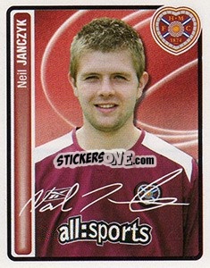 Sticker Neil Janczyk - Scottish Premier League 2004-2005 - Panini