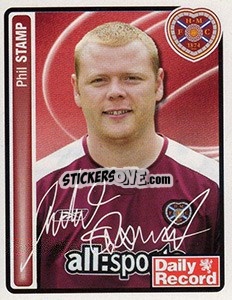 Sticker Phil Stamp - Scottish Premier League 2004-2005 n. 184 - Panini