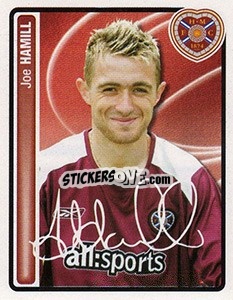 Sticker Joe Hamill - Scottish Premier League 2004-2005 - Panini
