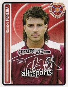 Sticker Ramon Pereira - Scottish Premier League 2004-2005 n. 191 - Panini