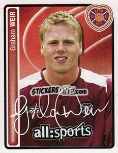 Sticker Graham Weir - Scottish Premier League 2004-2005 - Panini