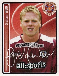 Sticker Graham Weir - Scottish Premier League 2004-2005 n. 192 - Panini