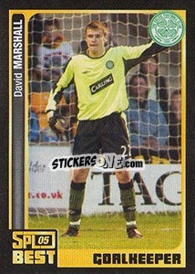 Sticker David Marshall - Scottish Premier League 2004-2005 n. 211a - Panini