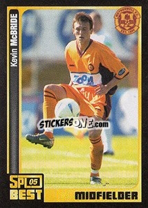 Sticker Kevin McBride - Scottish Premier League 2004-2005 n. 221a - Panini