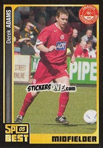 Sticker Derek Adams - Scottish Premier League 2004-2005 n. 221b - Panini