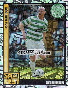 Sticker John Hartson - Scottish Premier League 2004-2005 n. 225 - Panini