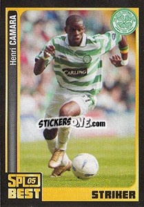 Sticker Henri Camara - Scottish Premier League 2004-2005 - Panini