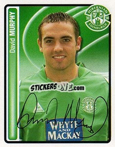 Sticker David Murphy - Scottish Premier League 2004-2005 - Panini