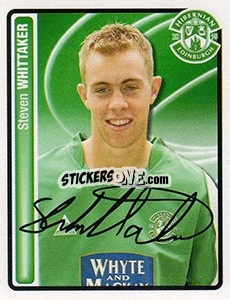 Sticker Steven Whittaker - Scottish Premier League 2004-2005 - Panini