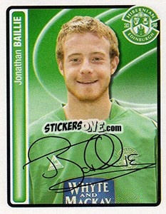Cromo Jonathan Baillie - Scottish Premier League 2004-2005 - Panini