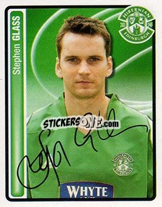 Sticker Stephen Glass - Scottish Premier League 2004-2005 - Panini
