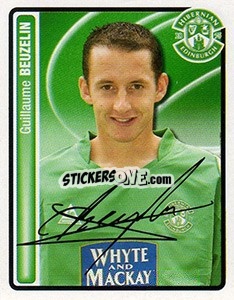 Cromo Guillaume Beuzelin - Scottish Premier League 2004-2005 - Panini