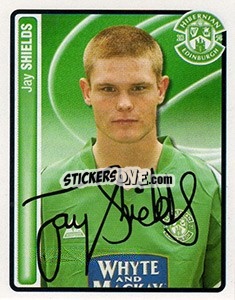 Sticker Jay Shiels - Scottish Premier League 2004-2005 n. 251 - Panini