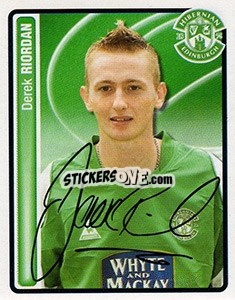 Sticker Derek Riordan - Scottish Premier League 2004-2005 n. 253 - Panini