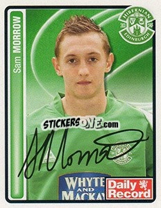 Sticker Sam Morrow - Scottish Premier League 2004-2005 - Panini