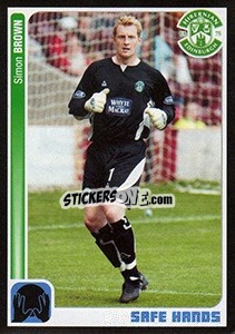 Figurina Simon Brown - Scottish Premier League 2004-2005 - Panini