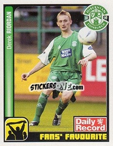 Figurina Derek Riordan - Scottish Premier League 2004-2005 - Panini