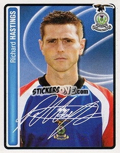 Cromo Richard Hastings - Scottish Premier League 2004-2005 - Panini