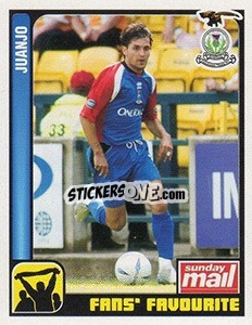 Cromo Juanjo - Scottish Premier League 2004-2005 - Panini